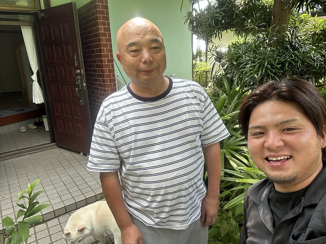 長崎市でセメント瓦の屋根塗装工事任せて頂いたE様