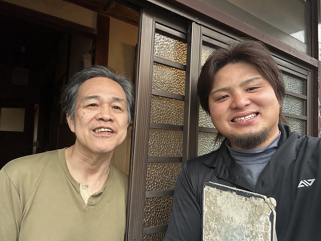 長崎市で棟板金張替えと外壁の部分的な補修工事を任せて頂いたY様