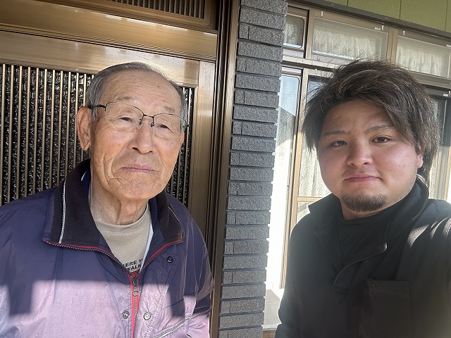 お客様との写真