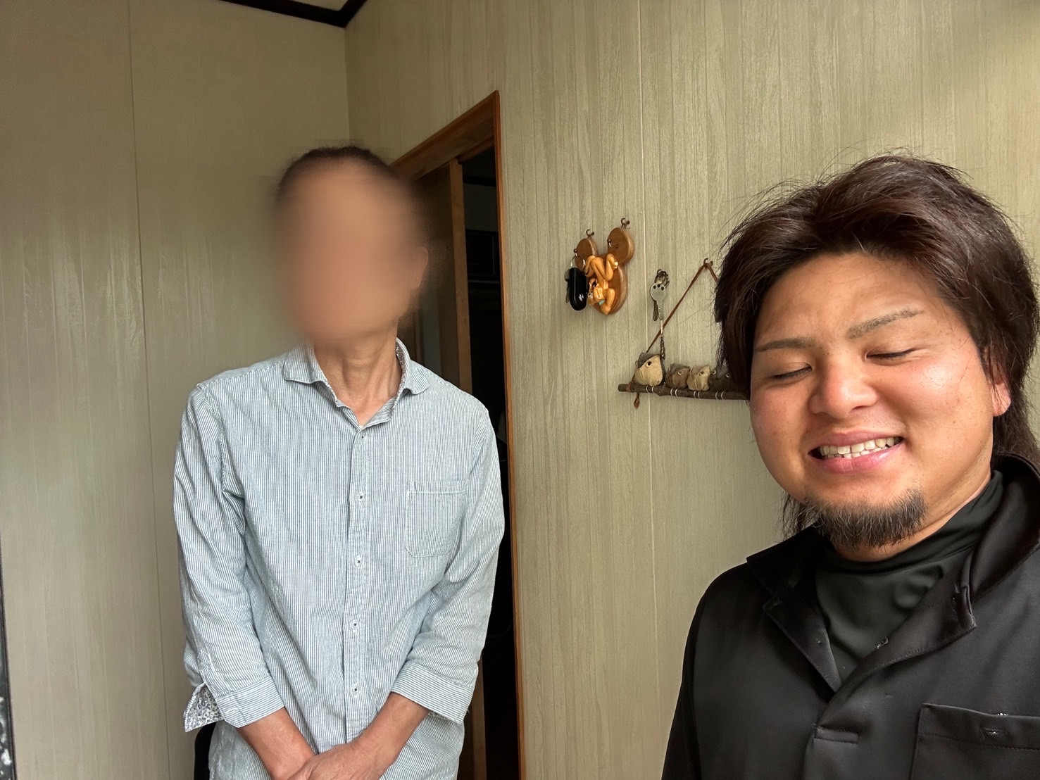 諫早市にてお客様が気になられていた経年劣化で剥がれた漆喰を塗り直して安心していただきました！