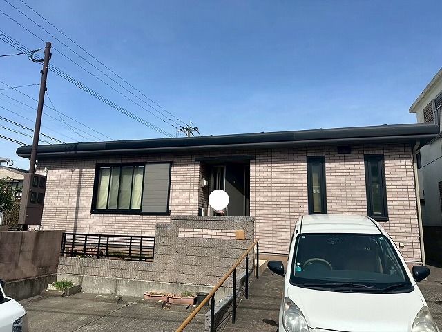 長崎市で平屋の塩ビ鋼板屋根を塗装塗り替えのご相談！無料点検