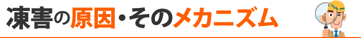 凍害の原因・そのメカニズム